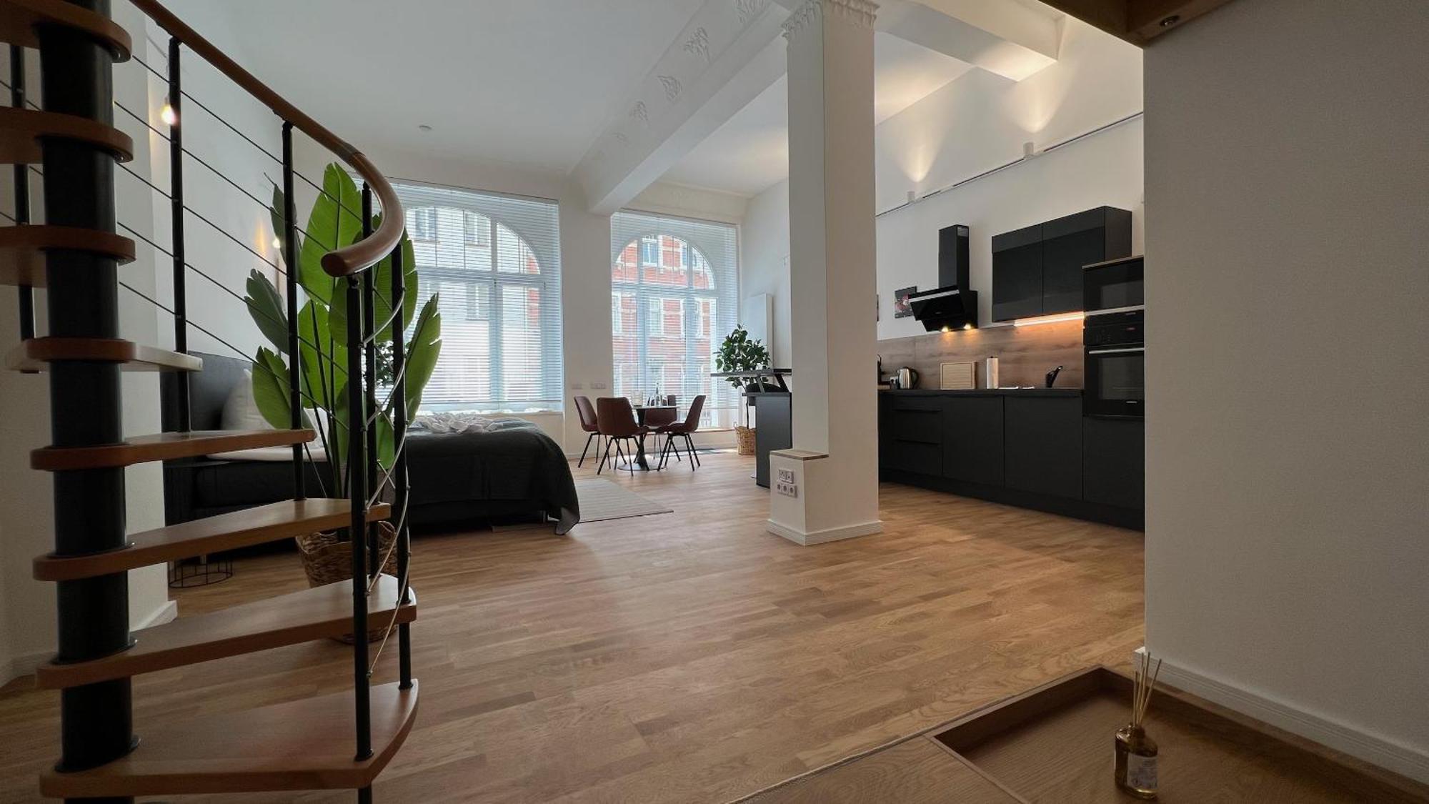 Neu! City-Loft-Apartment Im Goethe Palais I 5P I Lift I Parkplatz I Zentrum I Helios Aue  Eksteriør bilde